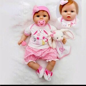 Like new Aori Reborn Realistic Baby 22" Doll Girl Previously Loved